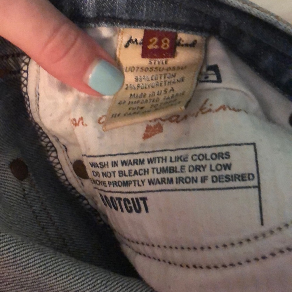 7 For All Mankind blue bootcut jeans - Picture 4 of 6
